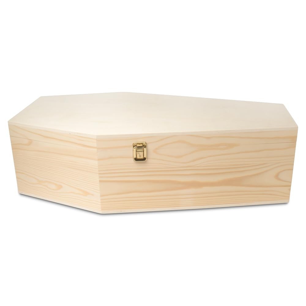 Pet Casket – 30″ Wooden Burial Box for Dogs and Cats, Strong and Safe Baltic …