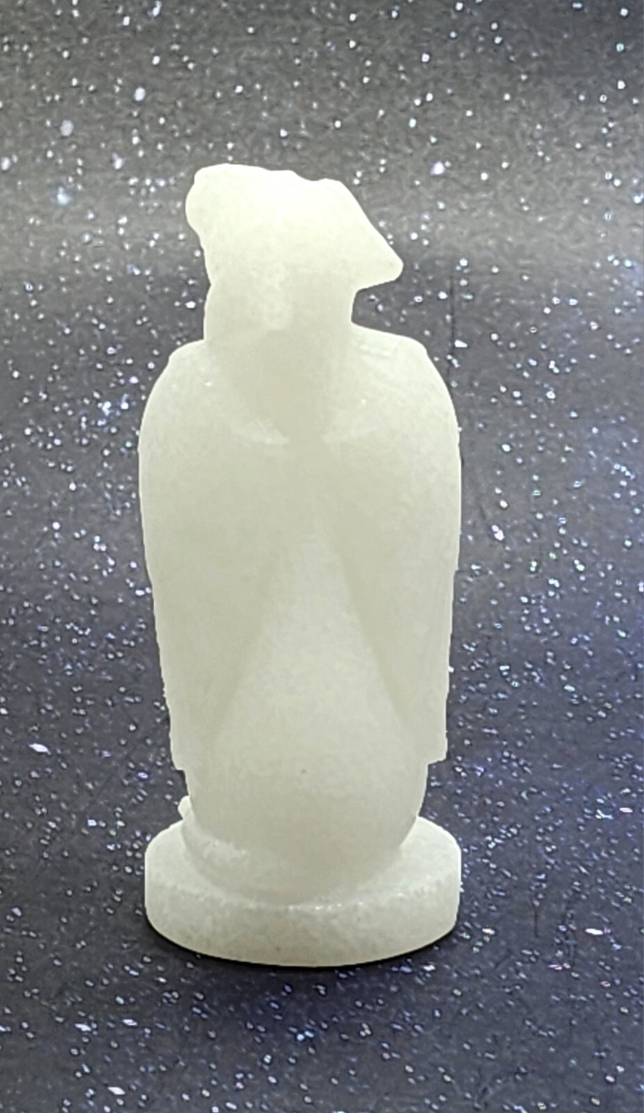 White Jade Winged Angel Dog Pet Memorial, Pet Loss Gift, Gemstone Carving