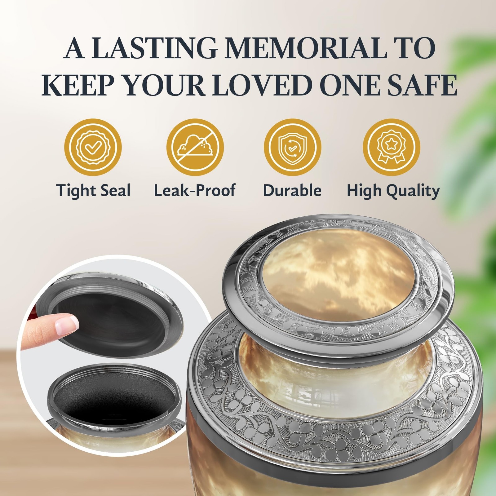 Transcendent Cross Urn for Ashes Adult Male/Female, Cremation Urns for Human …