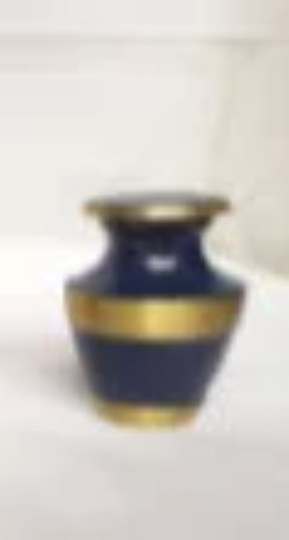 Handcrafted Beautiful Pet URN 5x5x7.5 cm Black w Gold Shade Modern ITC1029