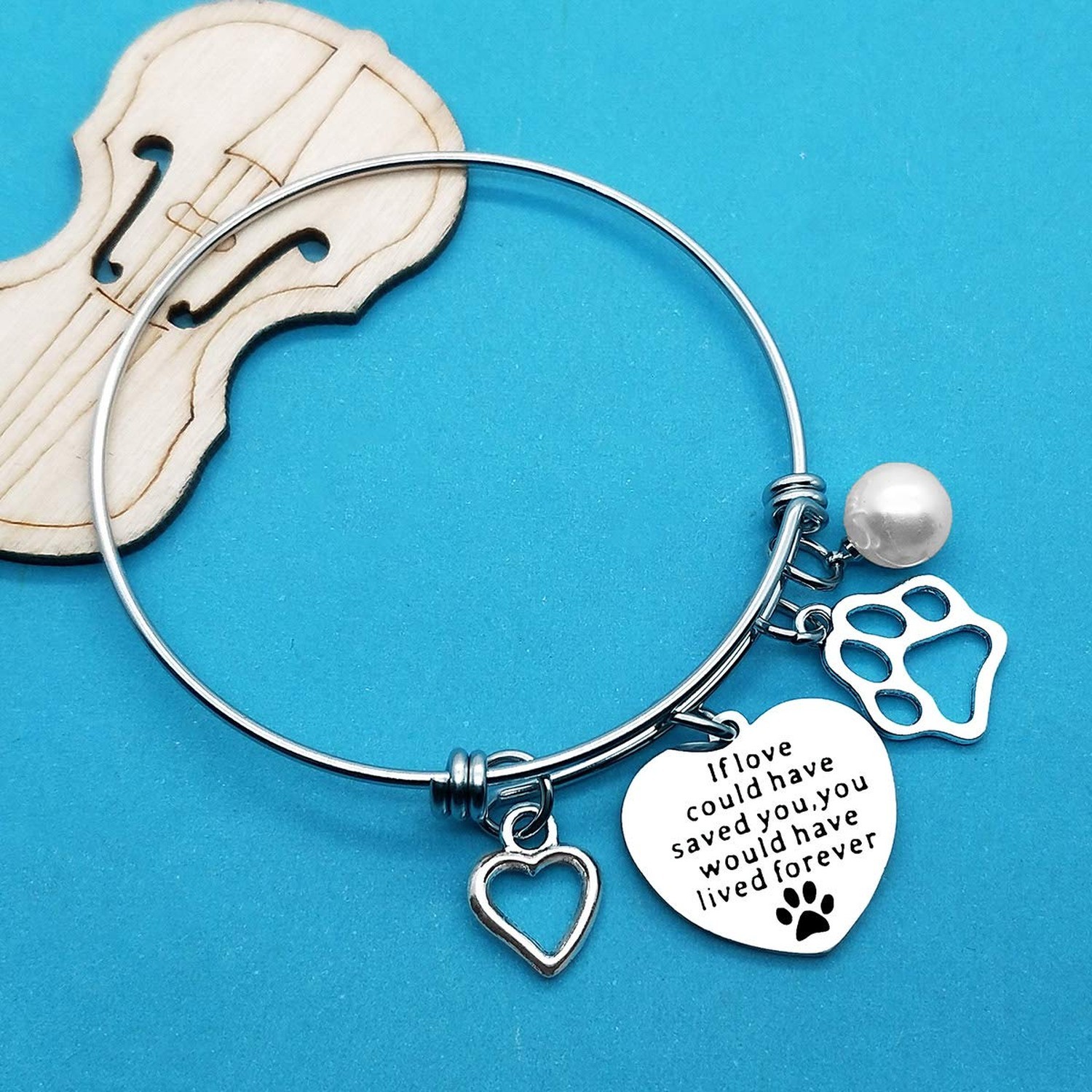 Xiahuyu Pet Memorial Bracelet Gift If Love Could Have Saved You You Would Hav…