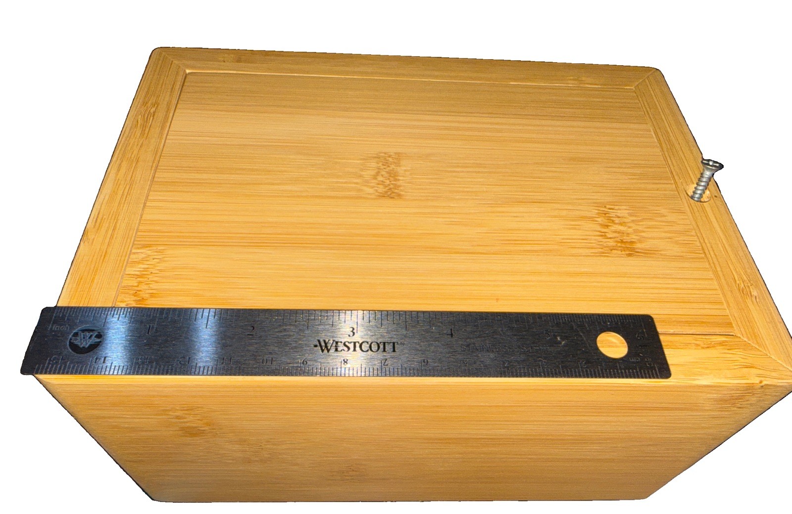 Silicute Pet Urn Wood Box 8x4x5 ashes cremation Bamboo Memorial Funeral Pets New
