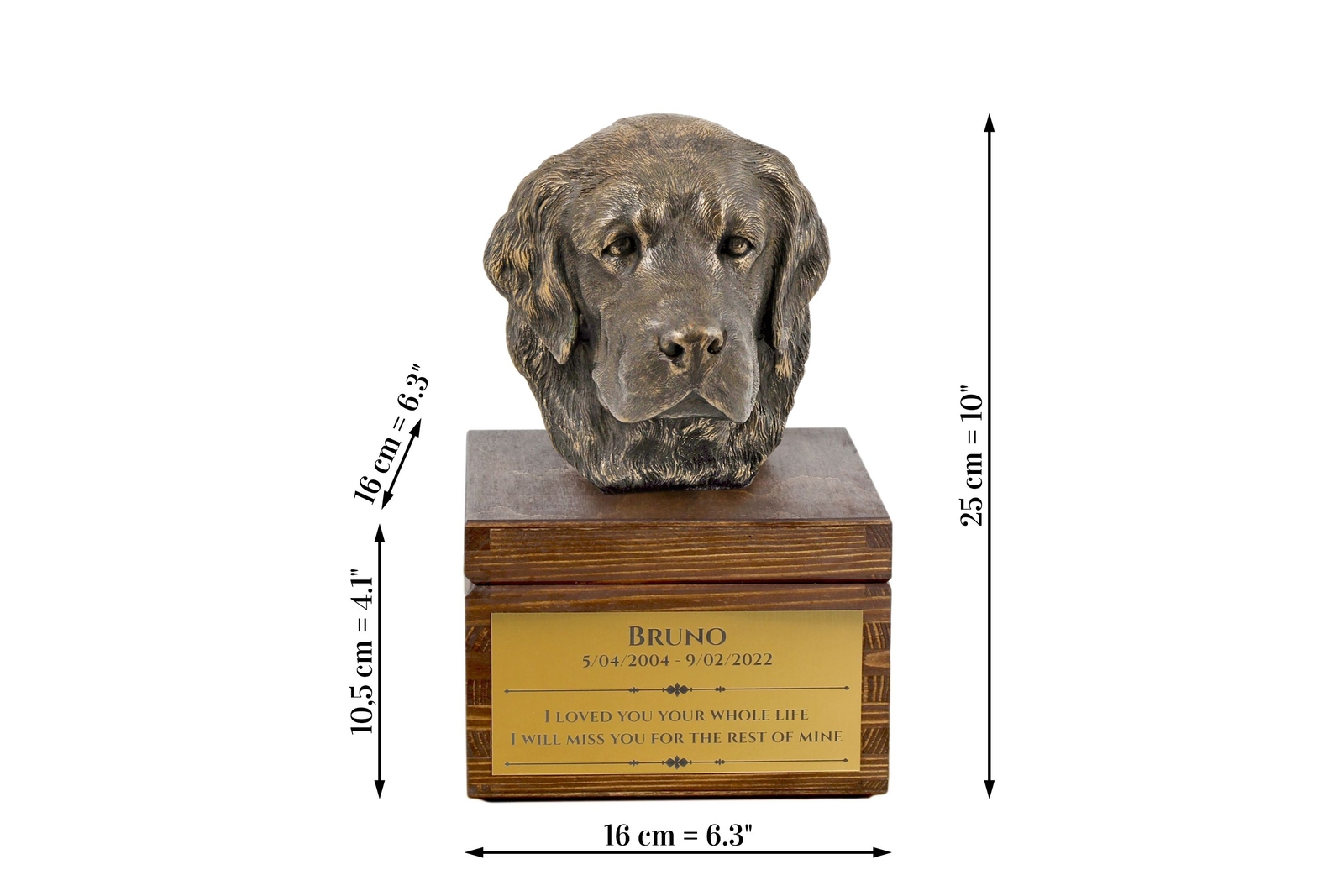 Golden Retriever Brown Urn Art-Dog