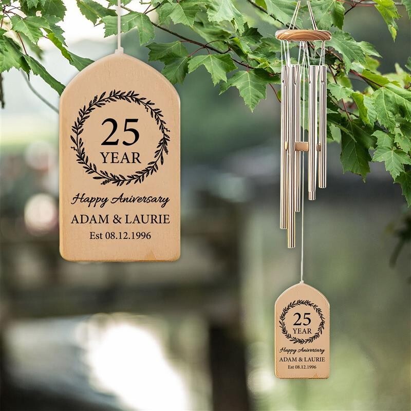 Anniversary Wind Chime, House Warming Gift, Anniversary Gift, Gift For Parents