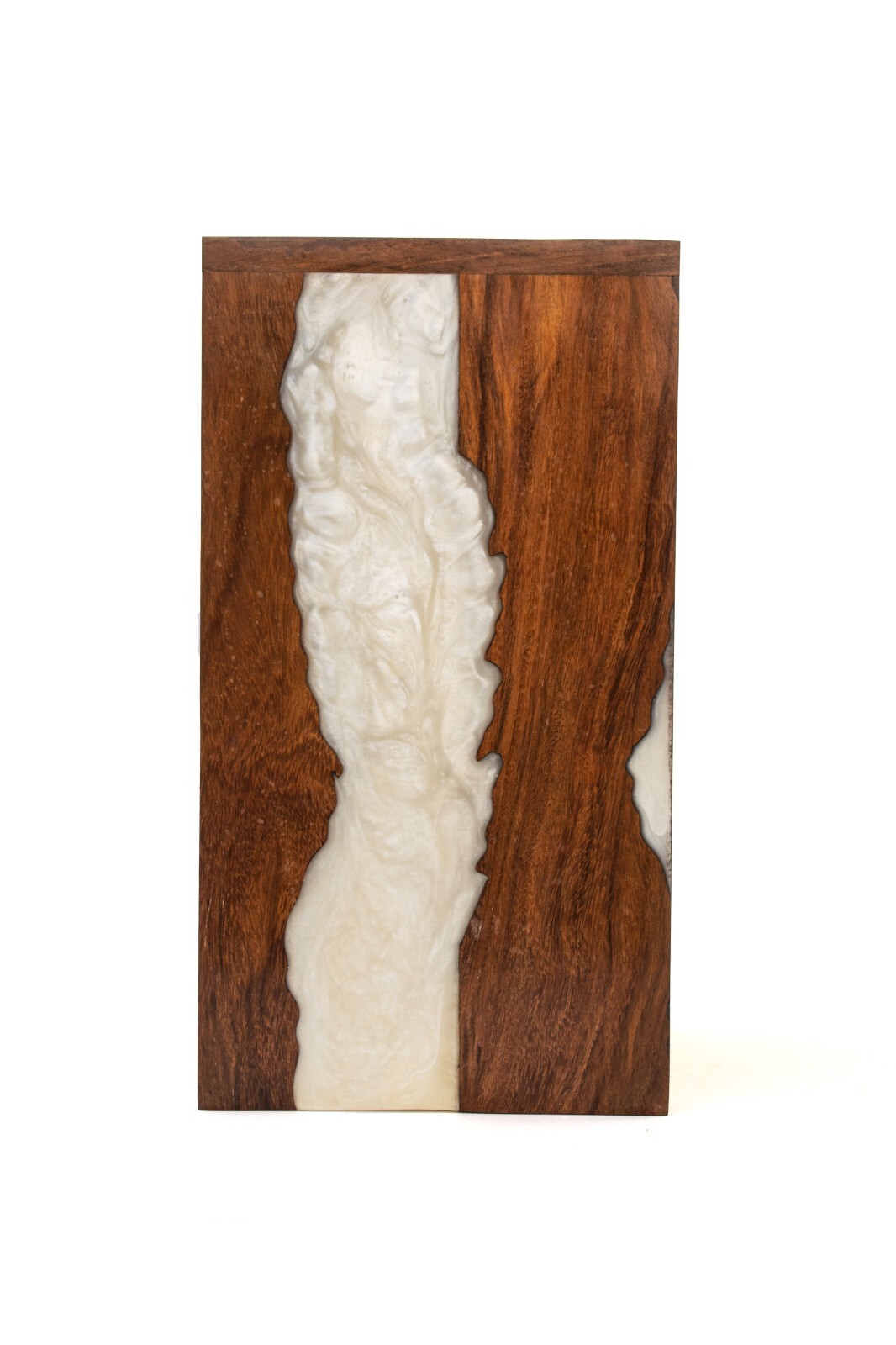 Wooden Urn Box-Urn Box-Rosewood and White Resin Design Urn Box For Human Ashes