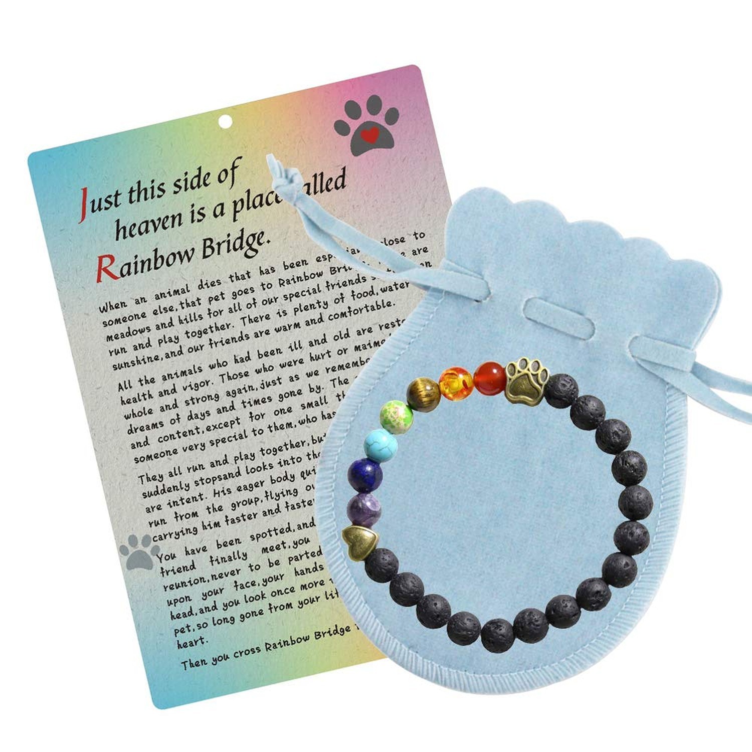 Pet Memorial Bracelet – Pet Loss Gifts in Loving Memory of Your Beloved Pup D…