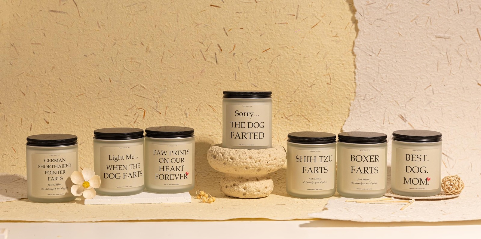 Dog Memorial Gifts for Loss of Dog, Pet Loss Sympathy Candle, Lavender & Euca…
