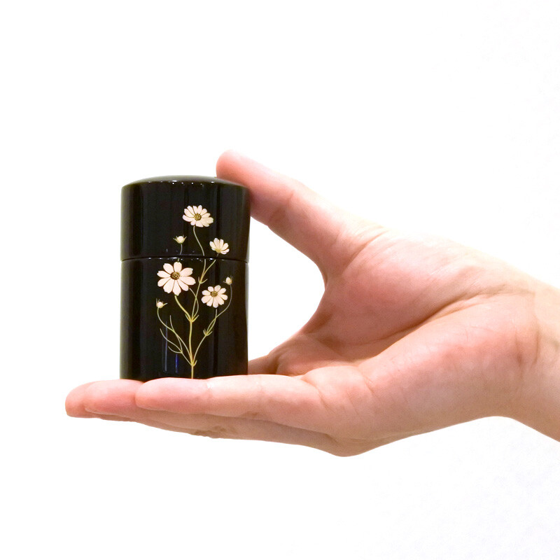 Makie Cosmos Small Keepsake Urn for Human Ashes Lacquer decoration