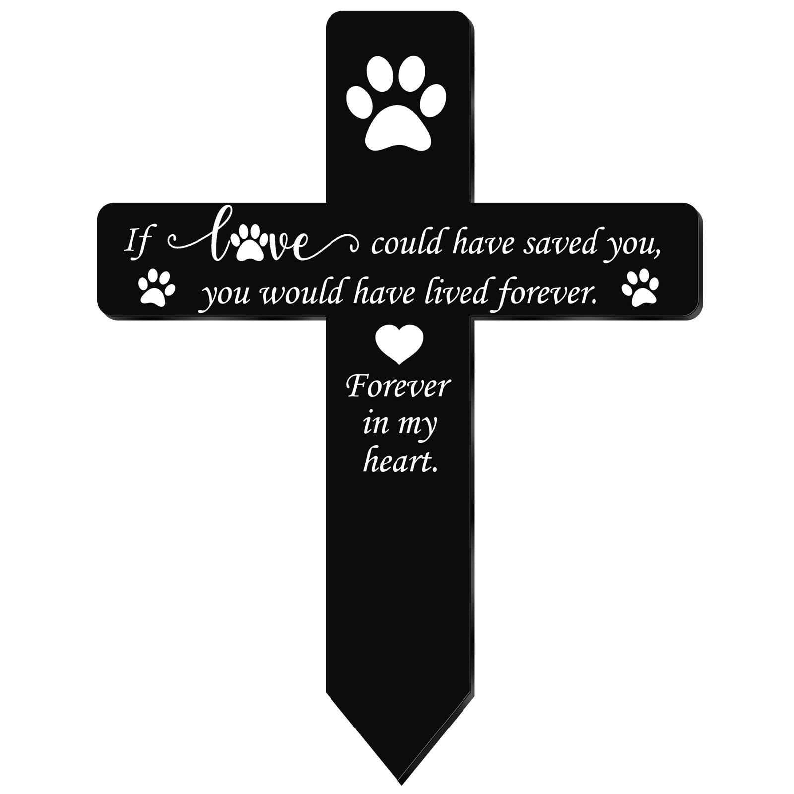 Pet Grave Marker Memorial Gifts Pet Loss Stake Memorial Plaques for Outdoors …