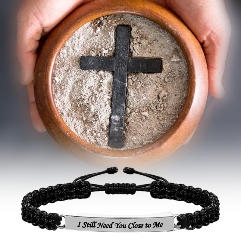 Pet Loss Memorial Jewelry Stainless Steel Pet Bracelet Cremation Keepsakes Gift