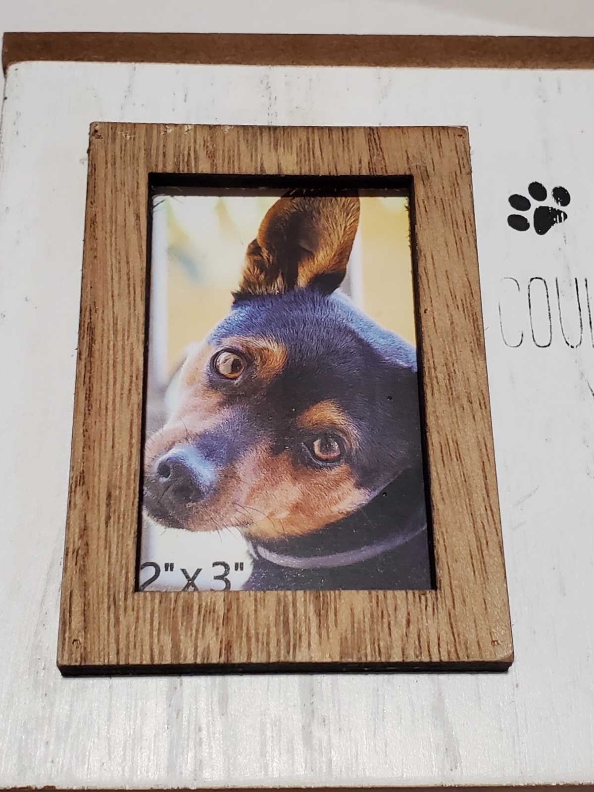 Wooden Pet Cremation Memorial Box with Photo Frame