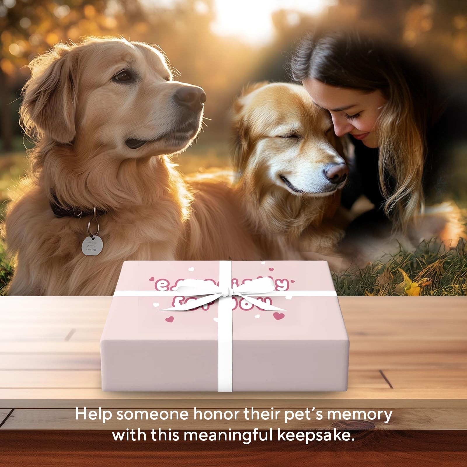 Pet Memorial Frame with Collar Holder – Dog & Cat Loss Remembrance Gift – You…