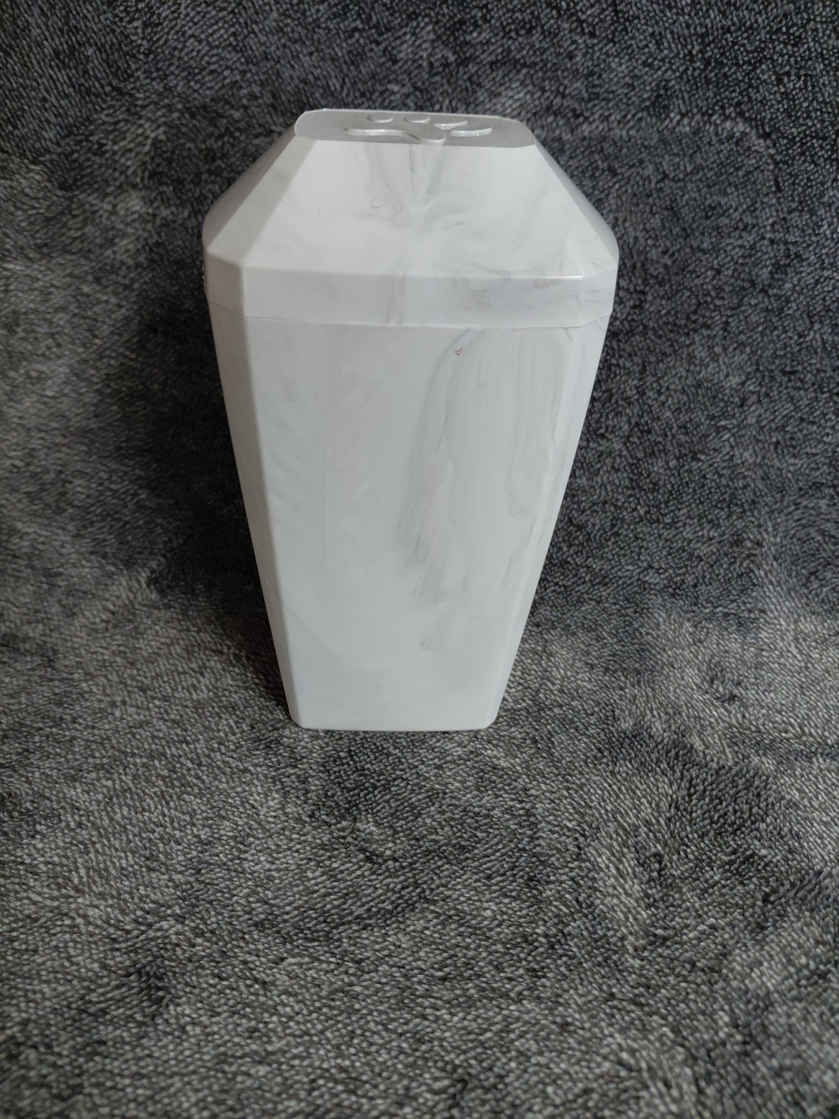 Pet Urn Marble Design Plastic 5 3/4 By 3.5 Inch New By Precious Pets B 4