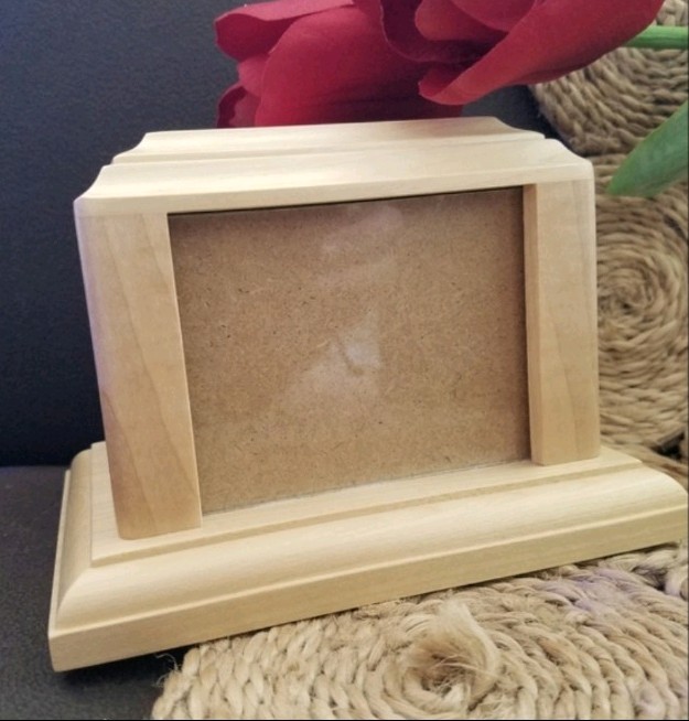 🆕️ Pet Memorial Urn for Ashes Handmade Natural Wood Keepsake Photo Box Small