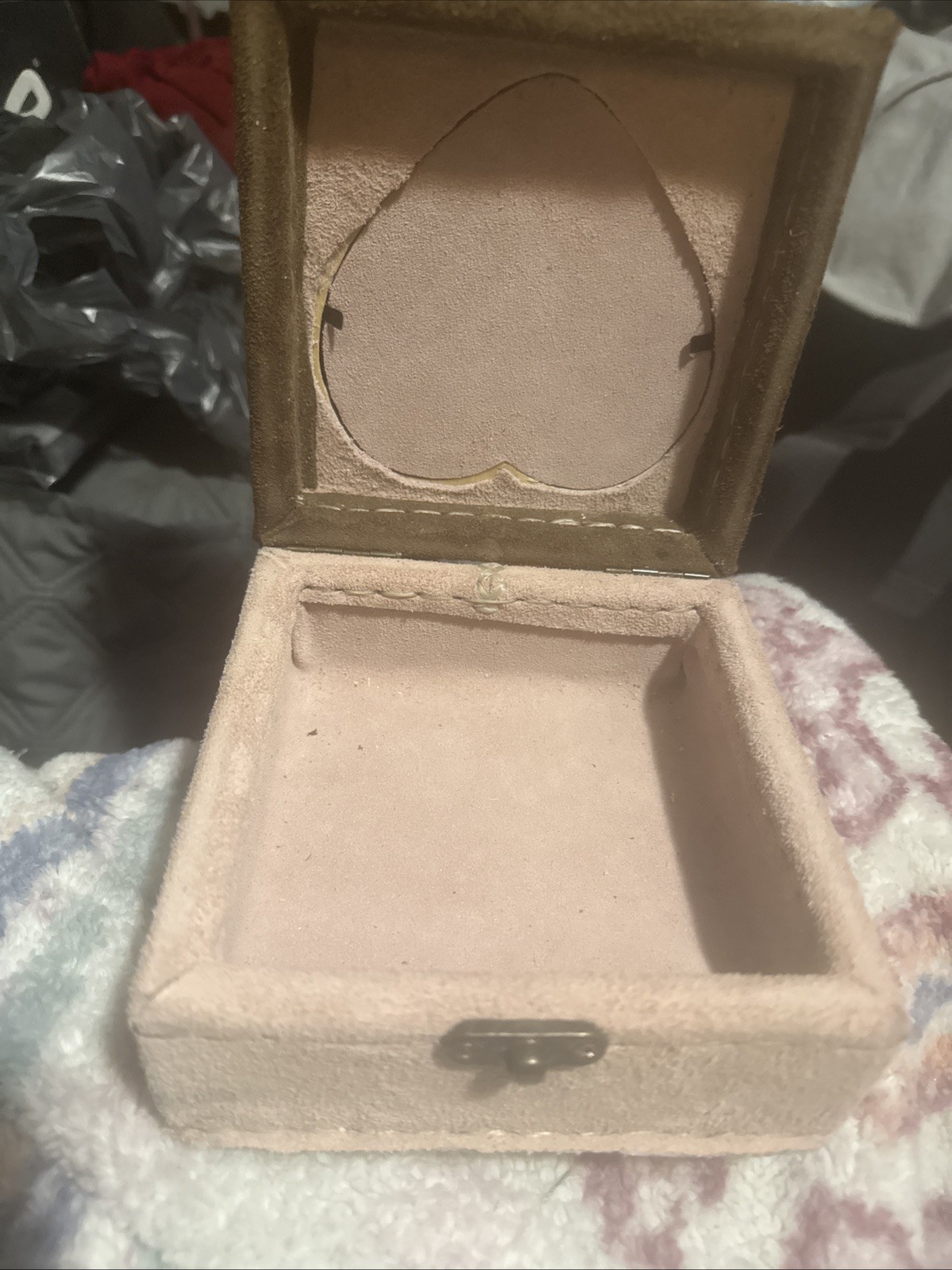 All Leather Pet Ashes In Box 8” Square