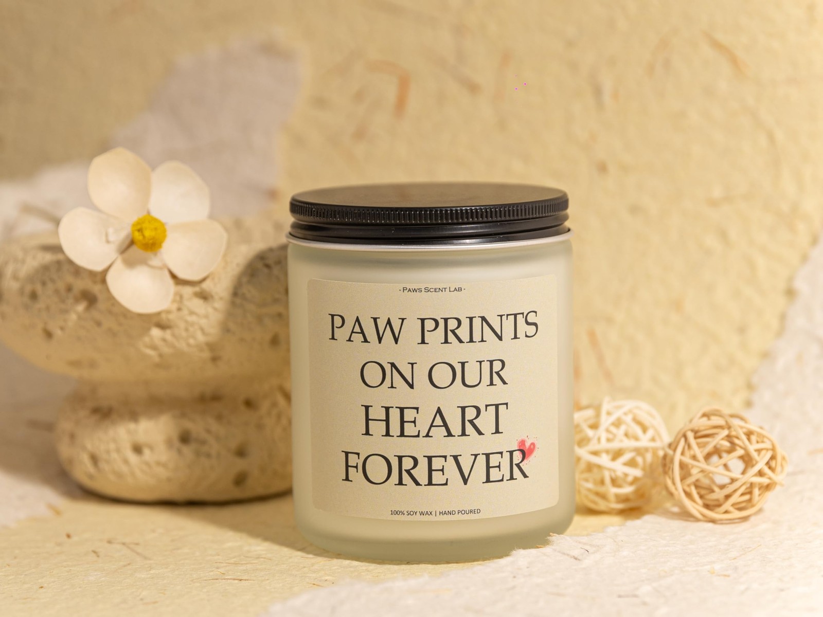 Dog Memorial Gifts for Loss of Dog, Pet Loss Sympathy Candle, Lavender & Euca…