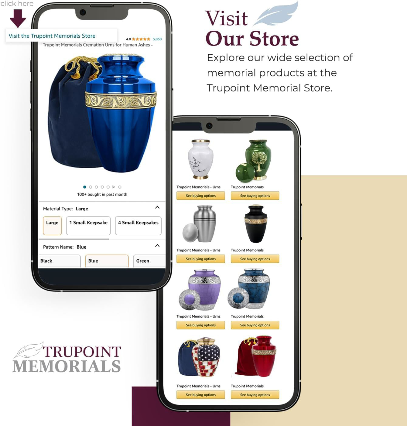Trupoint Memorials Small Pet Urn for Dogs and Cats Ashes – A Loving Resting Pla