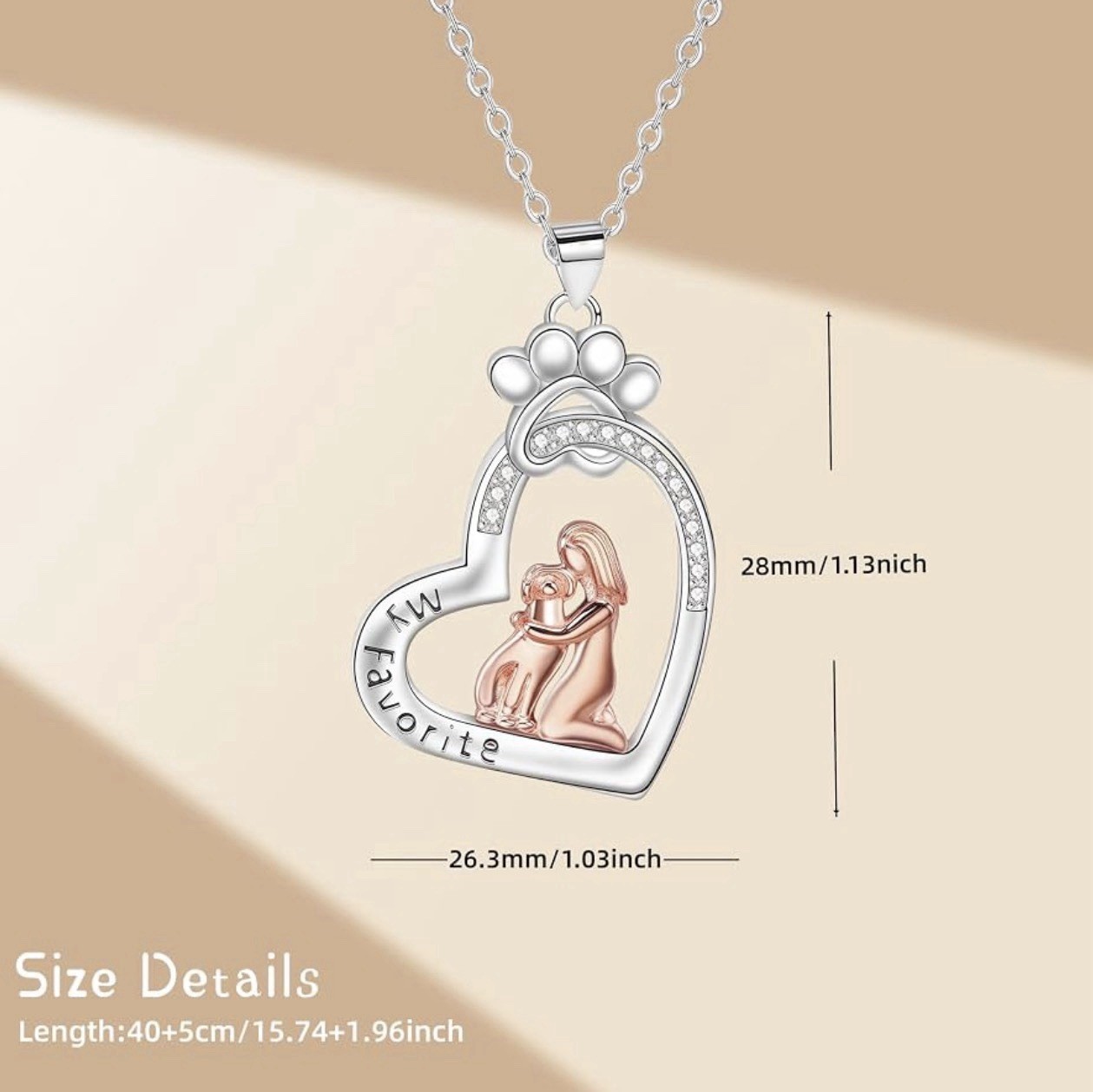 BRAND NEW Dog Memorial Gifts Remembrance Necklace: Loss of Dog Sympathy Gift