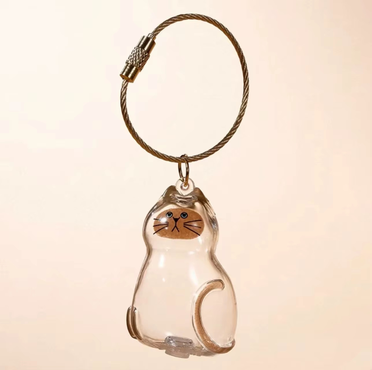 Pet Hair Keepsake Box Memorial Bottle for Cat Fur Storage Container for DIY Deco