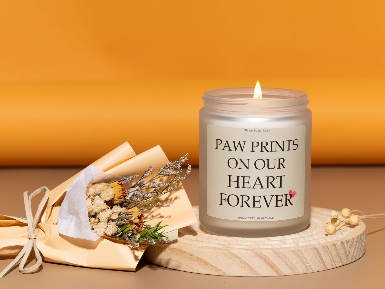 Dog Memorial Gifts for Loss of Dog, Pet Loss Sympathy Candle, Lavender & Euca…