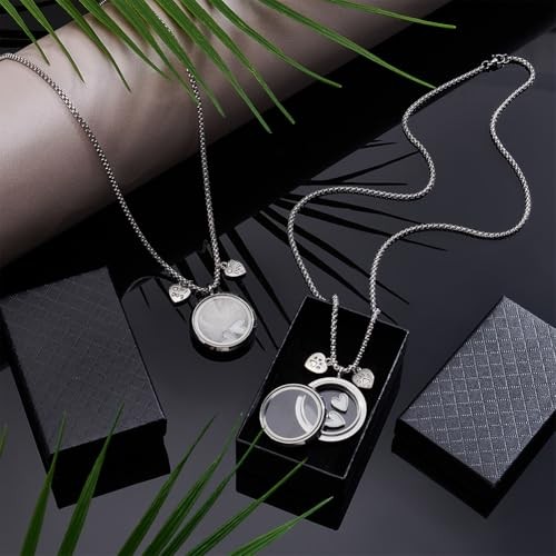Set of 2 Dog Fur Hair Necklaces – Memorial Pet Urn – Memorial Pet Necklace