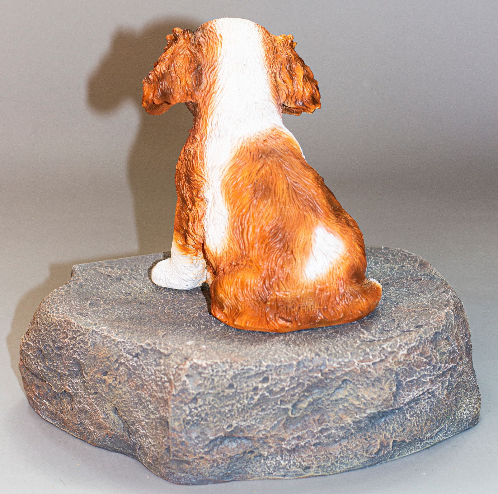 Cocker Spaniel Urn Dog Ashes Holder Box Unique Memorial Stone Marker Pet Casket