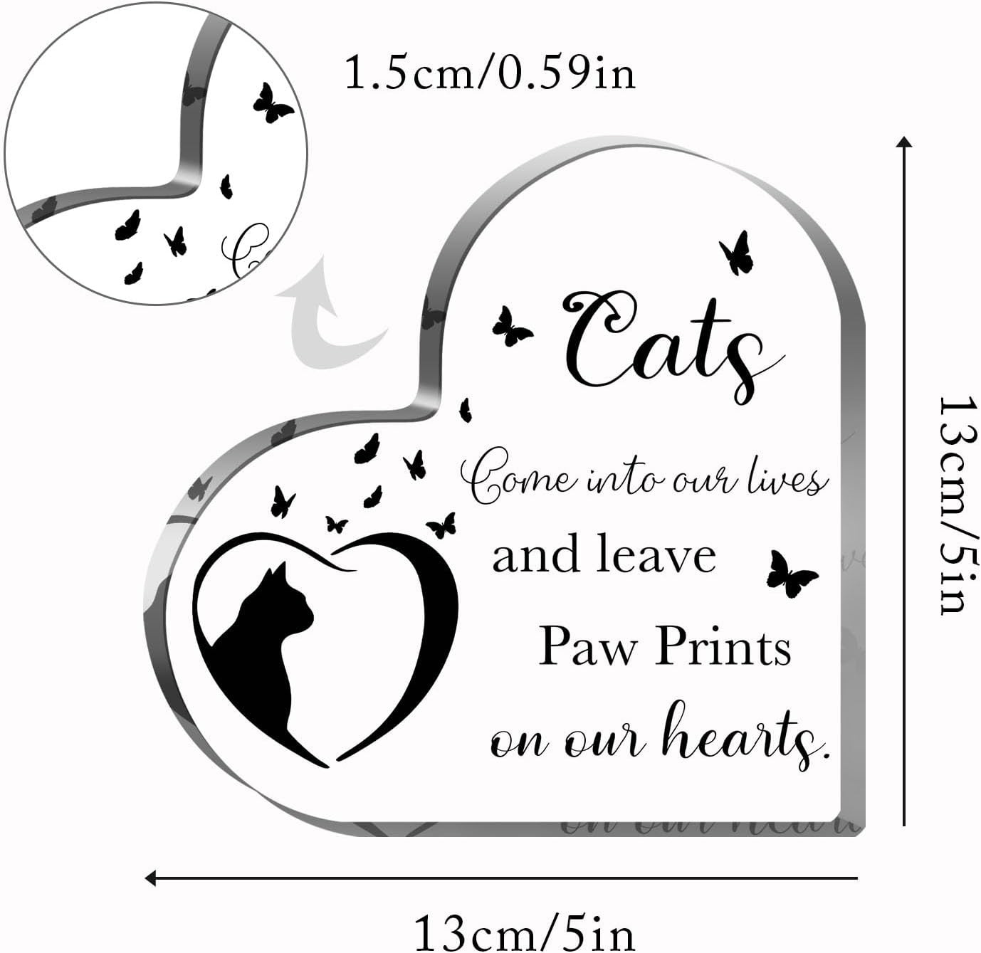 Cat Bereavement Gifts, Cat Remembrance Gift, Cat Loss Gifts, Memory of Cat, Pass