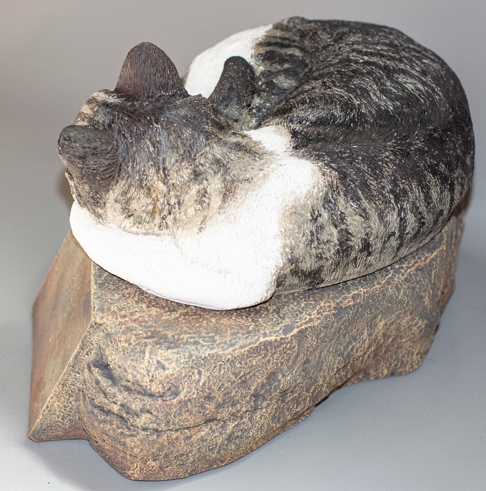 Cat Memorial Stone Unique Urn Pet Ashes Grave Decor Plaque Personalized Statue