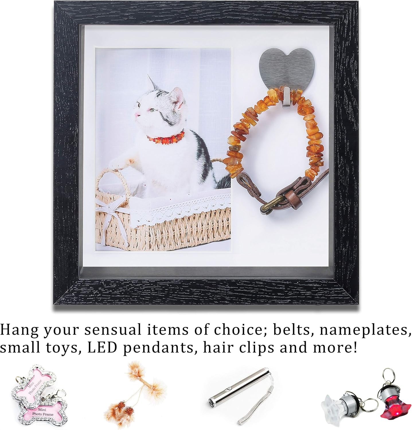 Durable Pet Collar Keepsake Frame – 9-Inch Memorial Tribute for Beloved Pets