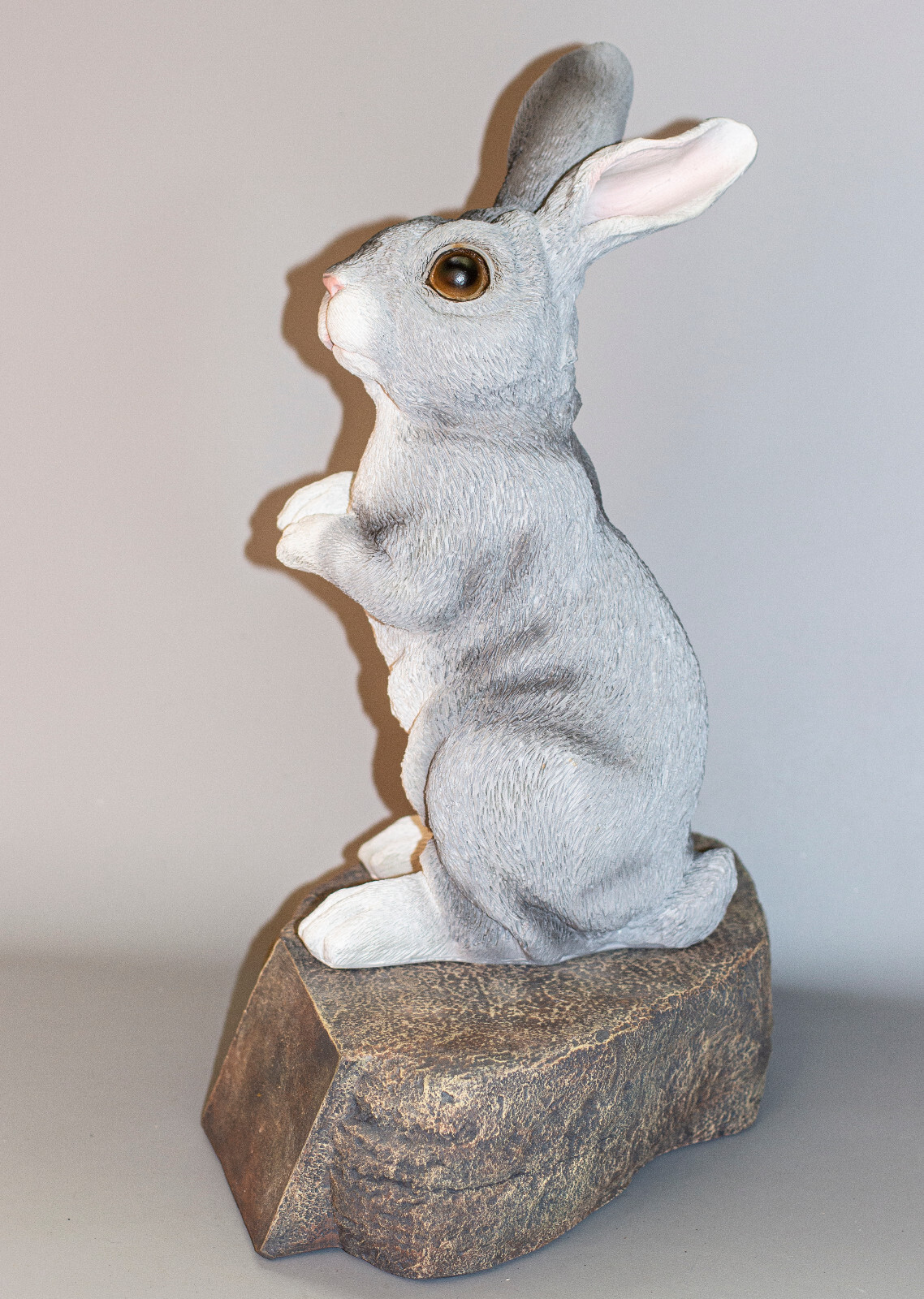 Bunny Cremation Urn Pet Memorial Tombstone Rabbit Sculpture Grave Marker Tribute