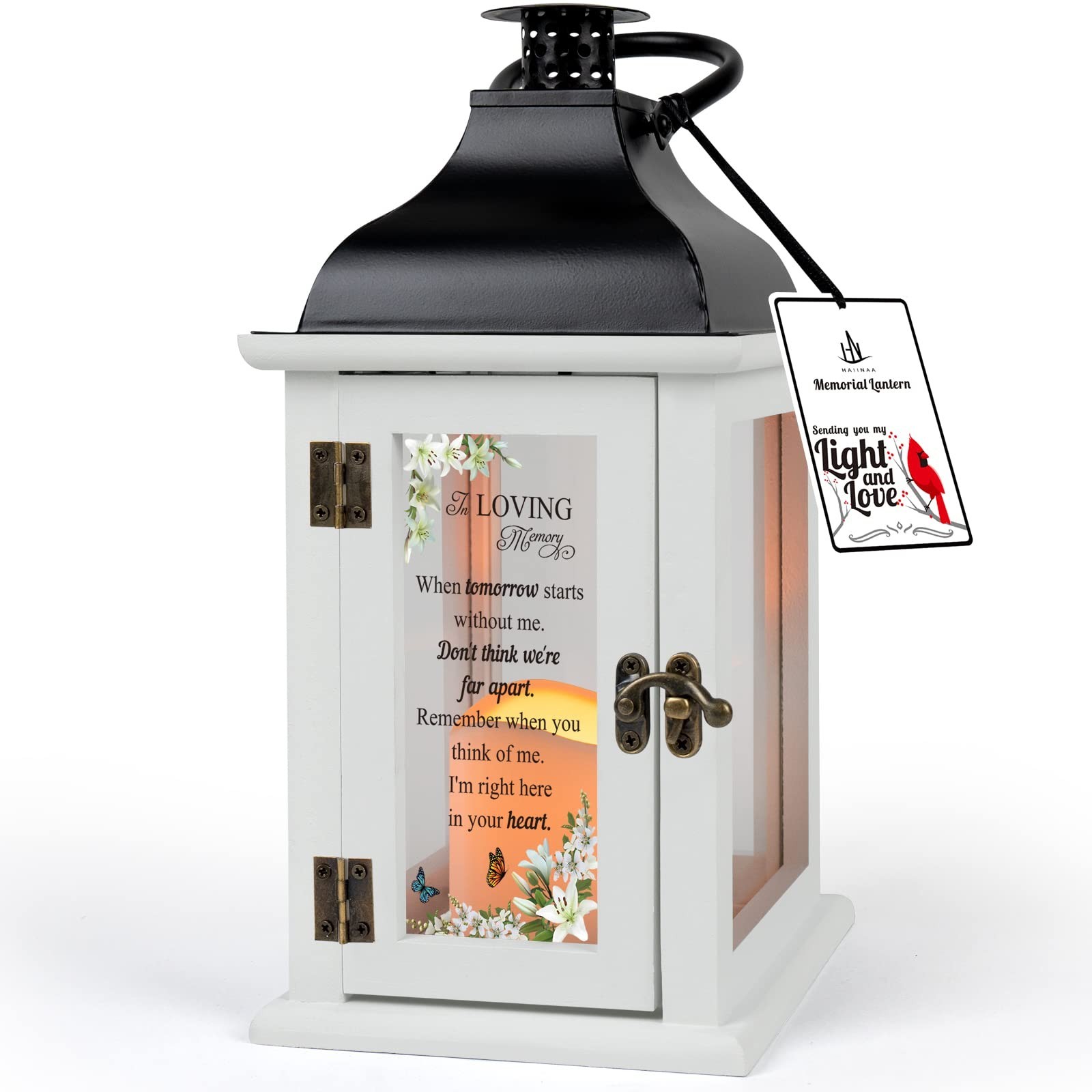 Memorial Lantern – Bereavement Sympathy Gifts for Loss of Loved One Memorial …