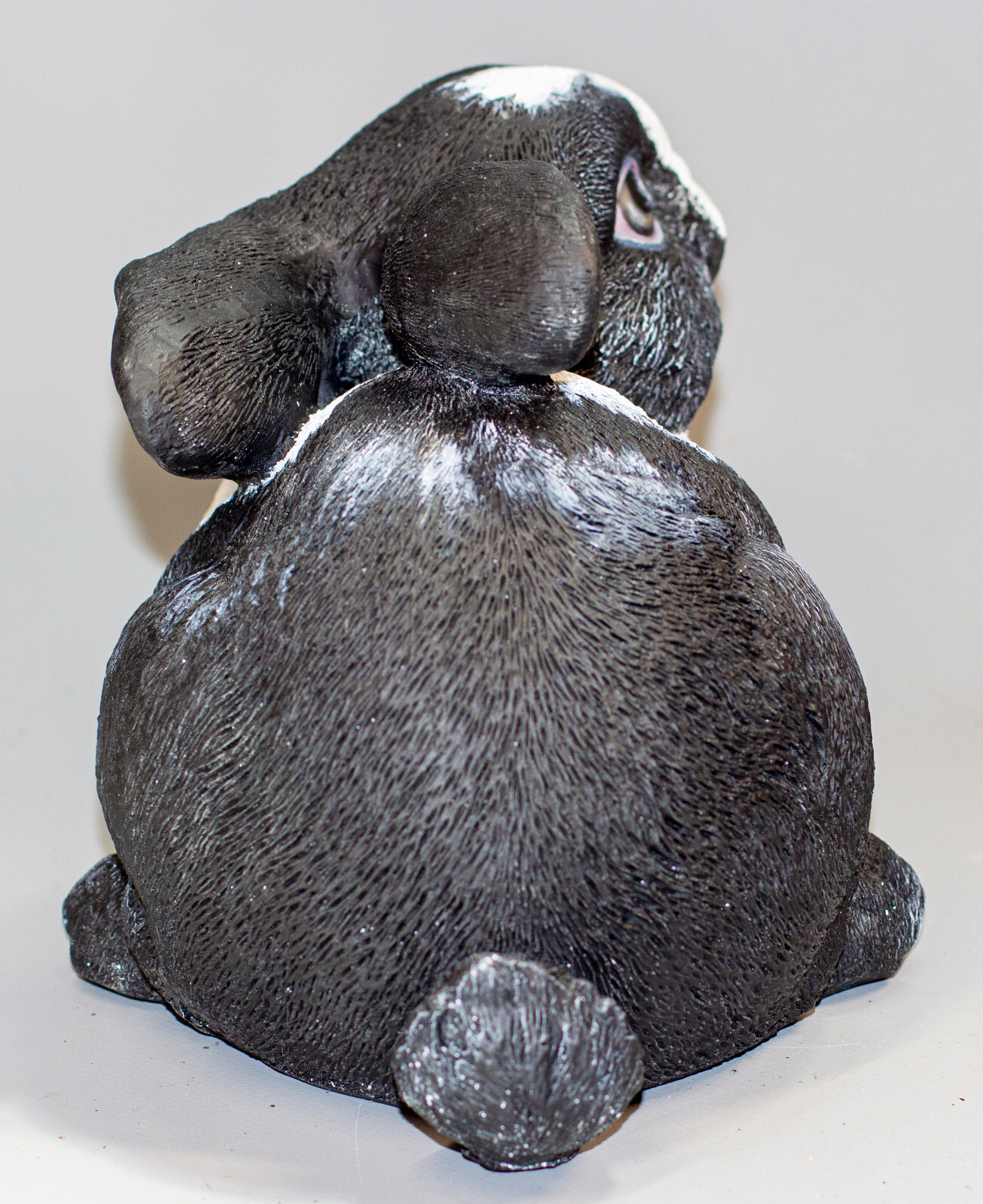 Rabbit Tuxedo Urn Cremation Statue Bunny Ashes Pet Memorial Grave Funeral Casket