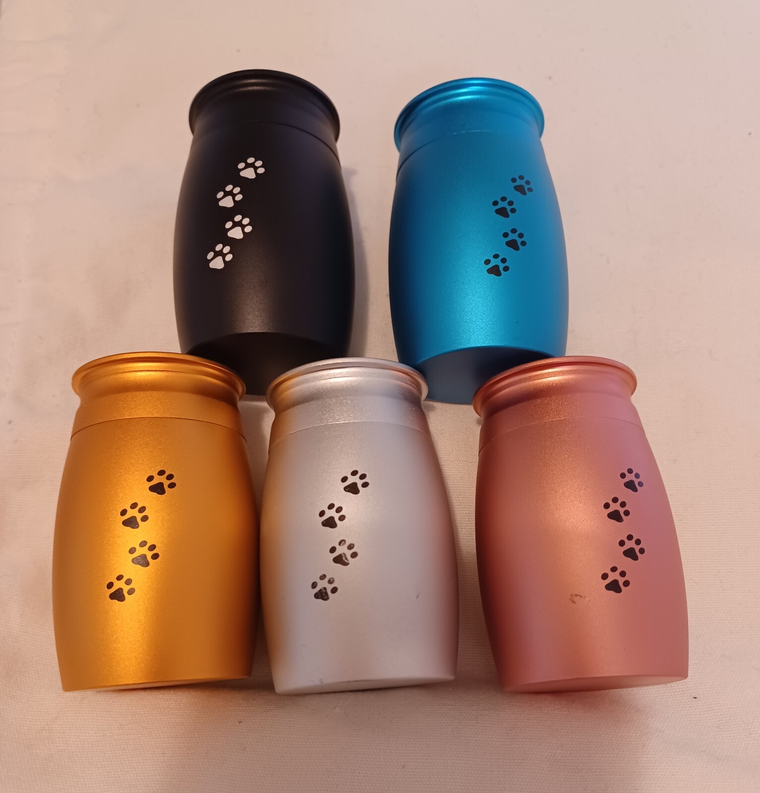 Mini Cremation Keepsake Urns For dogs or cats ashes(5 piece set)