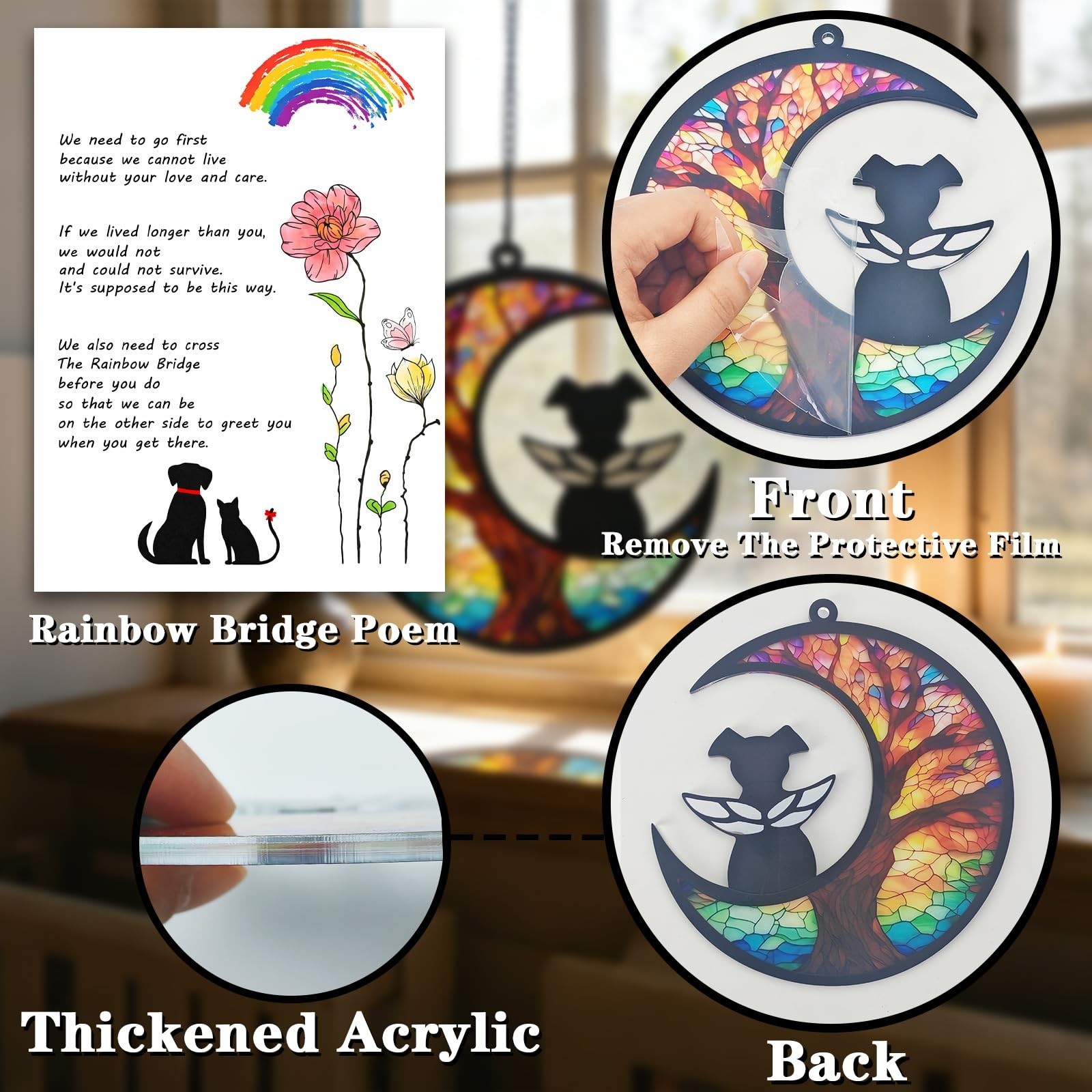 Dog Memorial Gifts for Loss of Dog, Pet Sympathy Gift in Memory of Dog Passin…