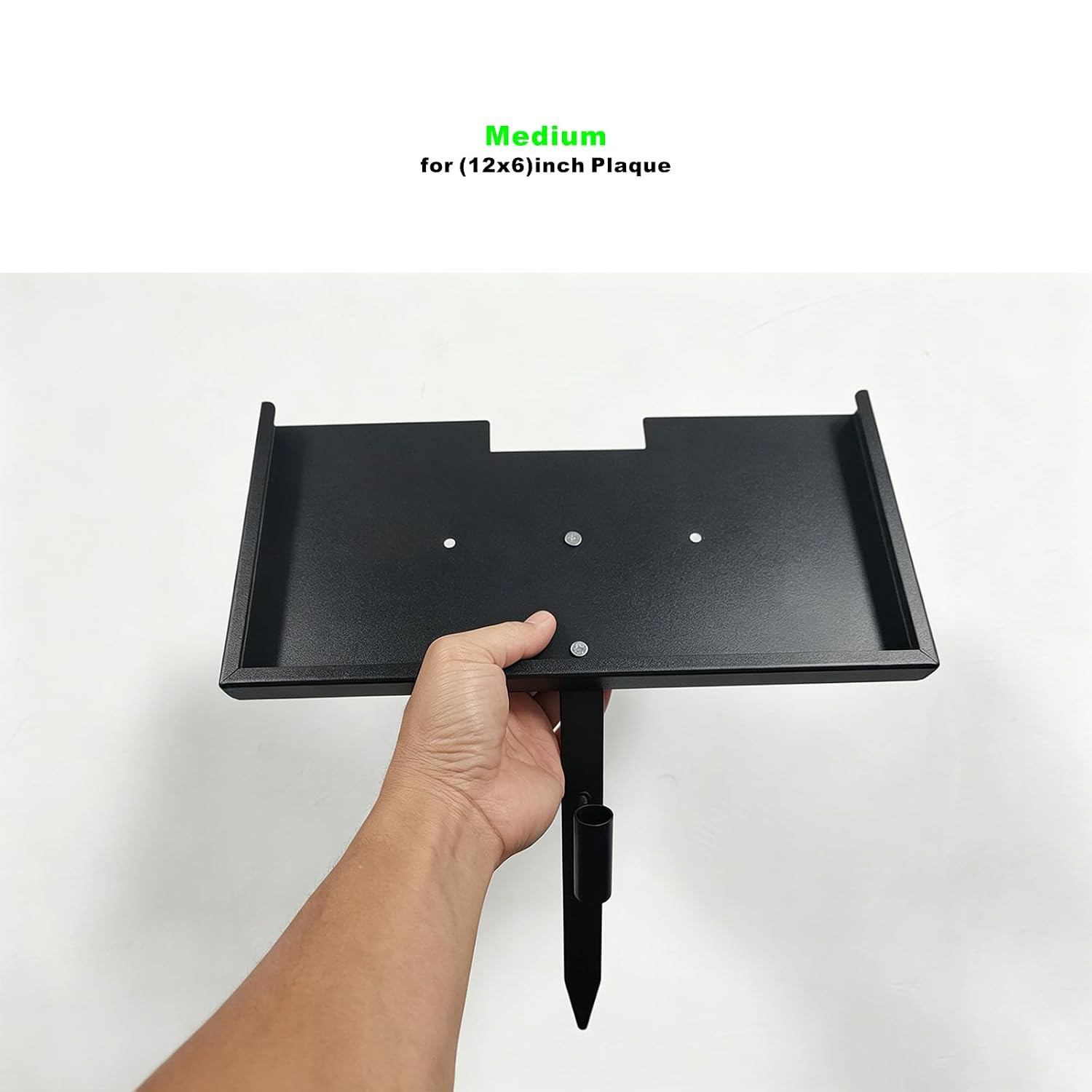 Grave Marker Stand,Heavy Duty Gravestone Holder,Memorial Plaque Support for Pet,
