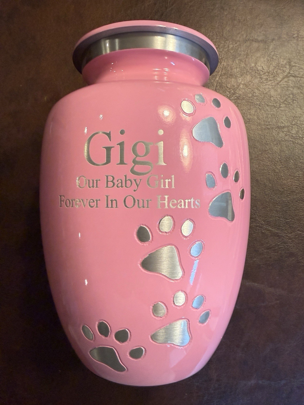 Best Friend Services Ottillie Series Pet Urn Large (Pink)