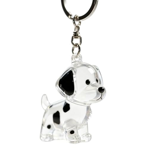 Dog Hair Keychain,Transparent Bottle for Fur,Dog Memorial Gifts for Loss,Pet