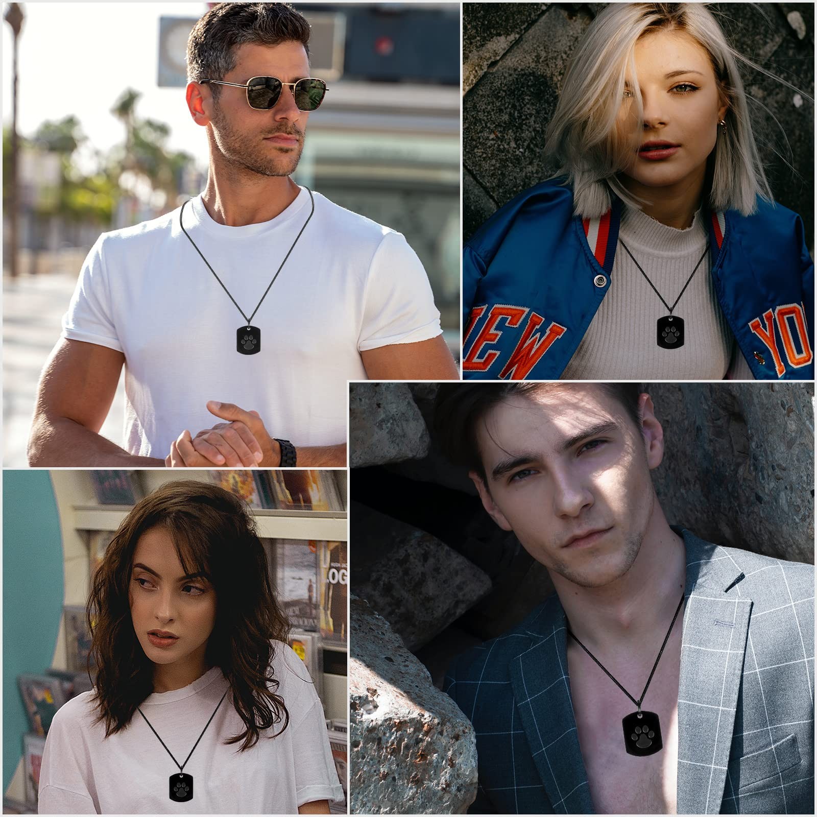 Yinkin 3 Pcs Pet Cremation Jewelry Urn Memorial Ashes Necklace for Women Men …