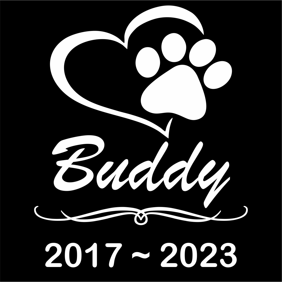 Pet Stone, Memorial, Grave Marker pet grave stone Headstone Dog cat Memorial 6×6