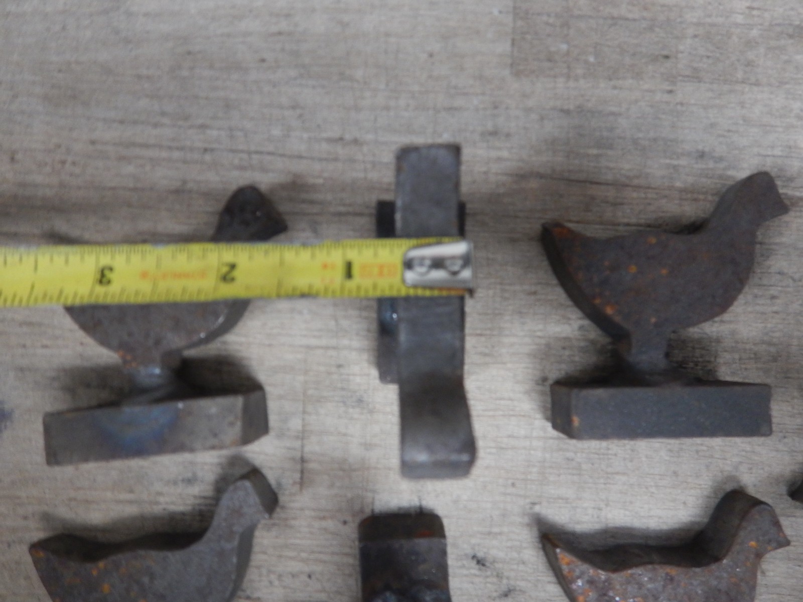 10 NRA 1/5 scale chickens 1/2″ thick hard steel