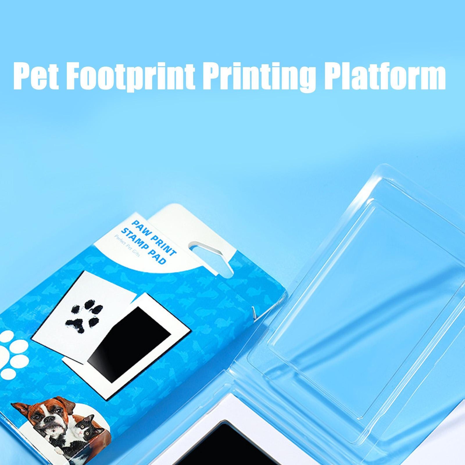 Pet Paw Print Kit – Paw Print Pad – Non Toxic Ink Pad for Pets – Cats and Dogs