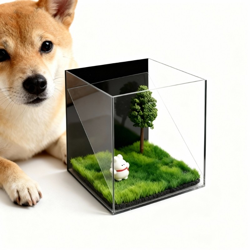 DIY Pet Hologram Digital House Pet Loss Sympathy Gift for Dog Cats Owners