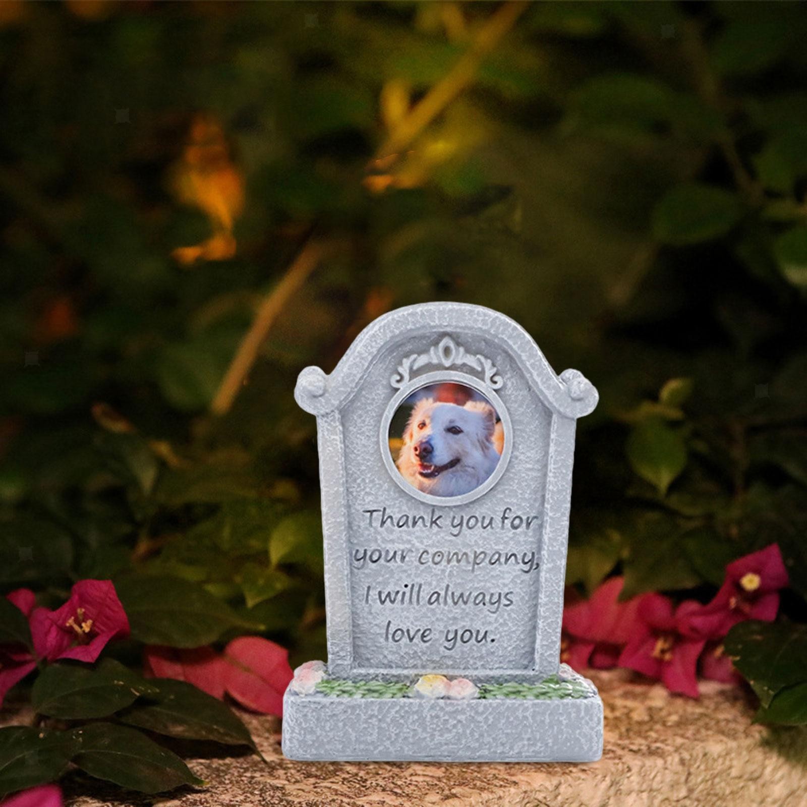 Monument for Memorial Pet Pet Tombstone Statue Loss of Pet Gift Cat Memorial