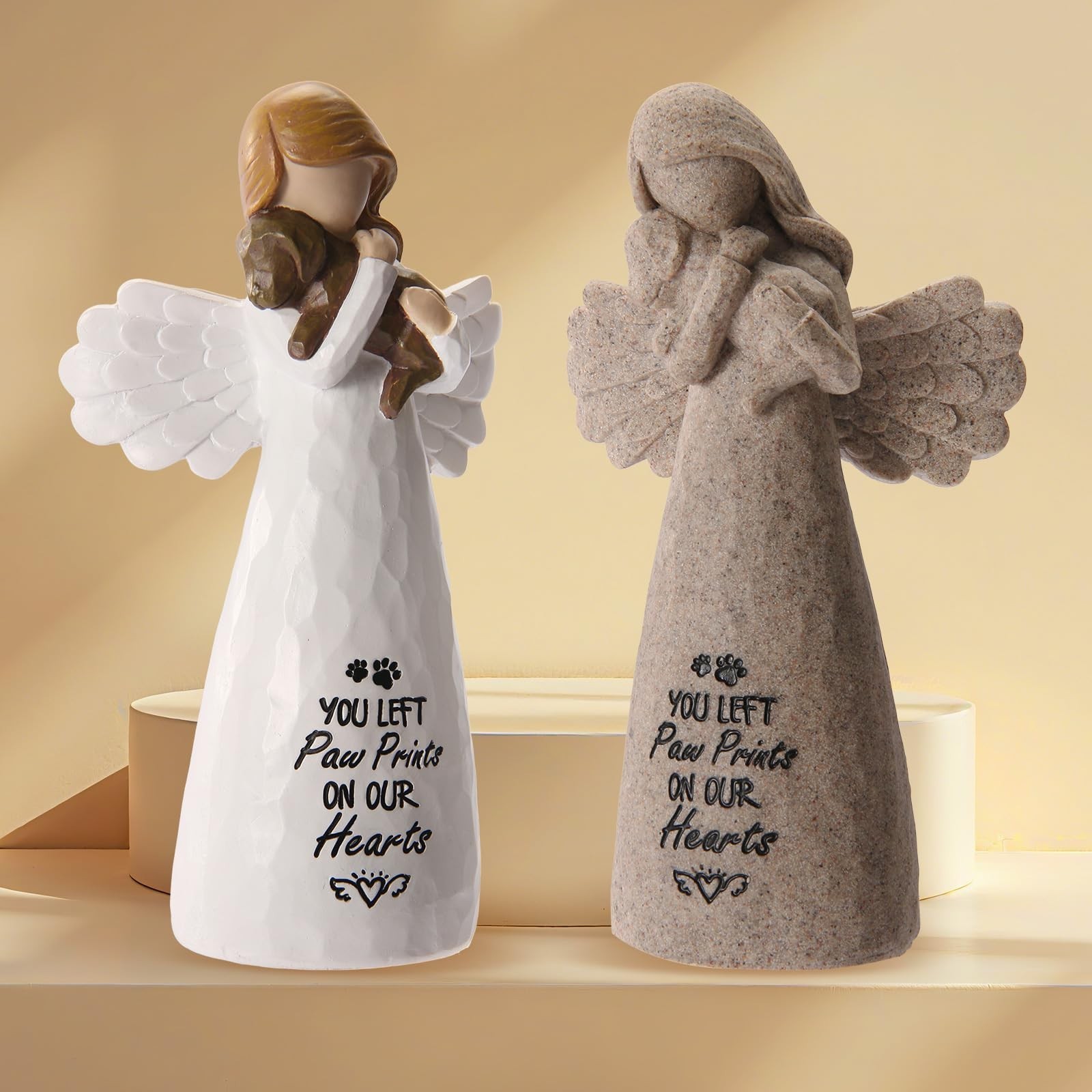 Dog Memorial Gifts for Loss of Dog, Pet Loss Sympathy Angel Figurine | Dog Be…