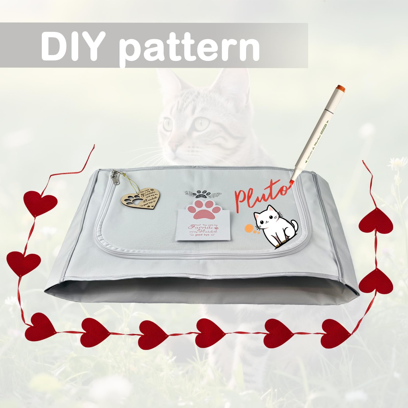 Lzhtime Pet Burial Eco Friendly Pet Body Bag Suitable For All Kinds Of Pets Pet