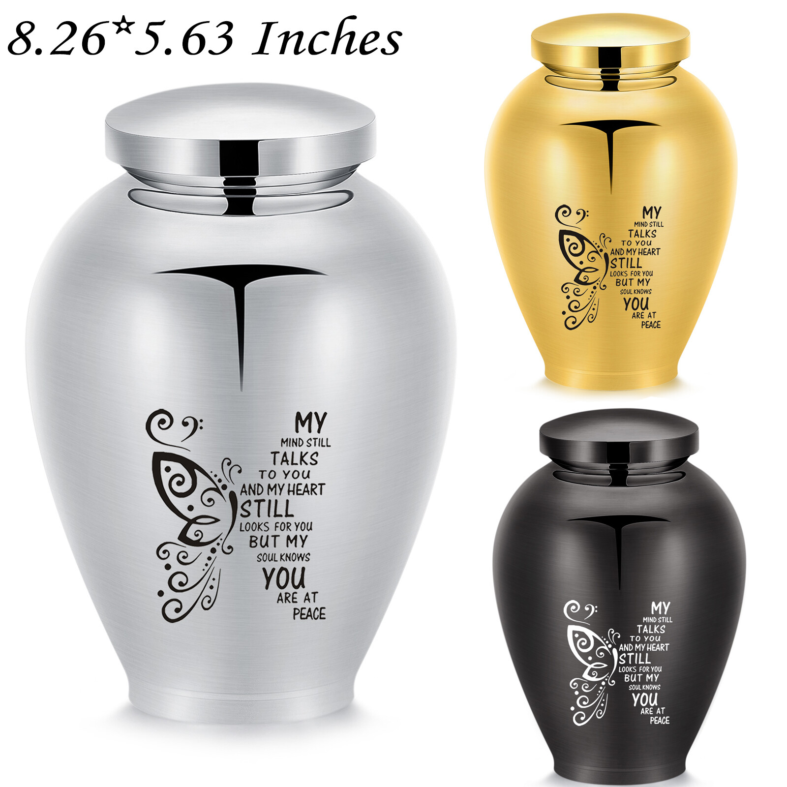 Urns for Ashes Adult Female – Butterfly Decorative Urns Cremation Urns for Ashes