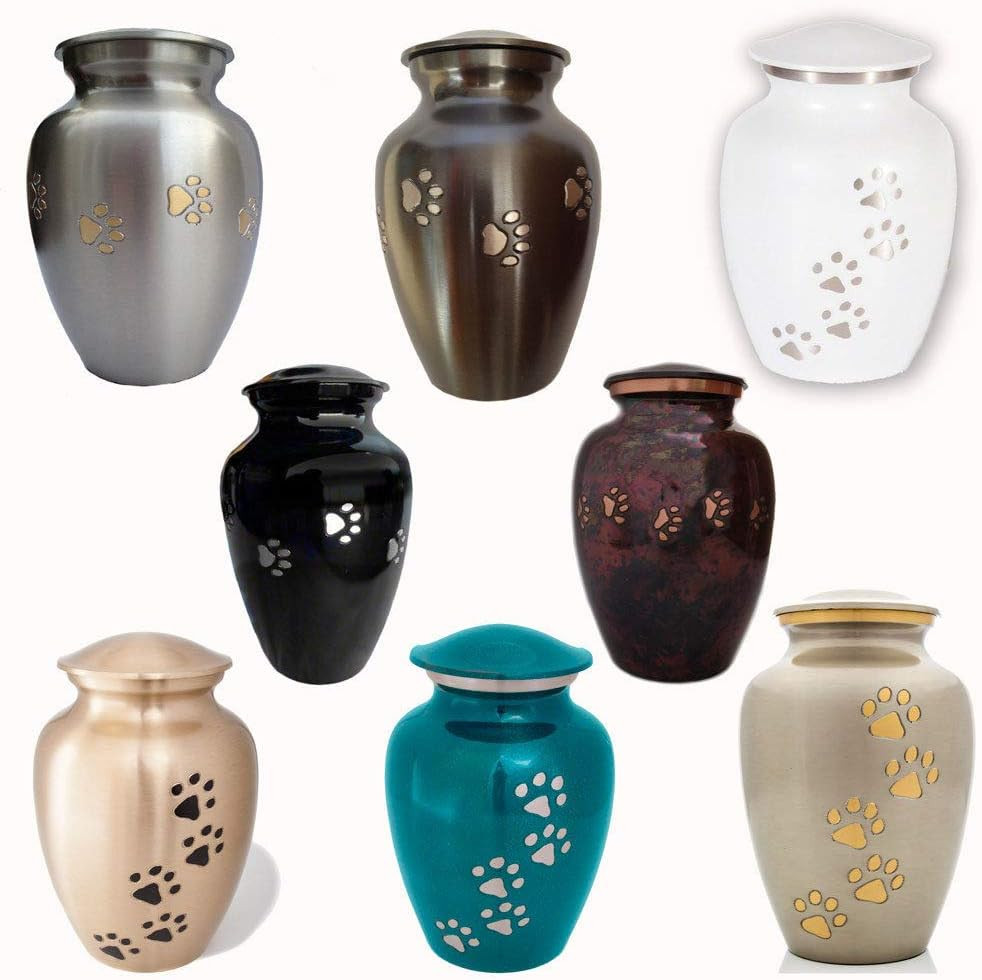 Pet Urn – Ottillie Paws Legacy Memorial Pet Cremation Urns for Dogs and Cats Ash