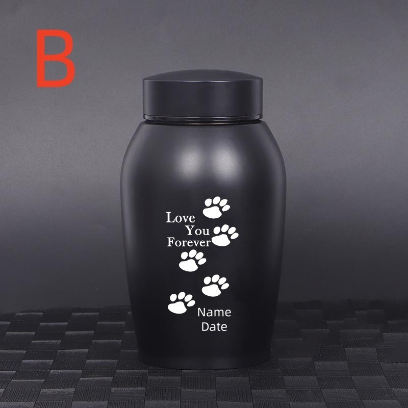 Custom Engraved Pet Urn for Ashes, Personalized Dog & Cat Memorial Cremation Urn