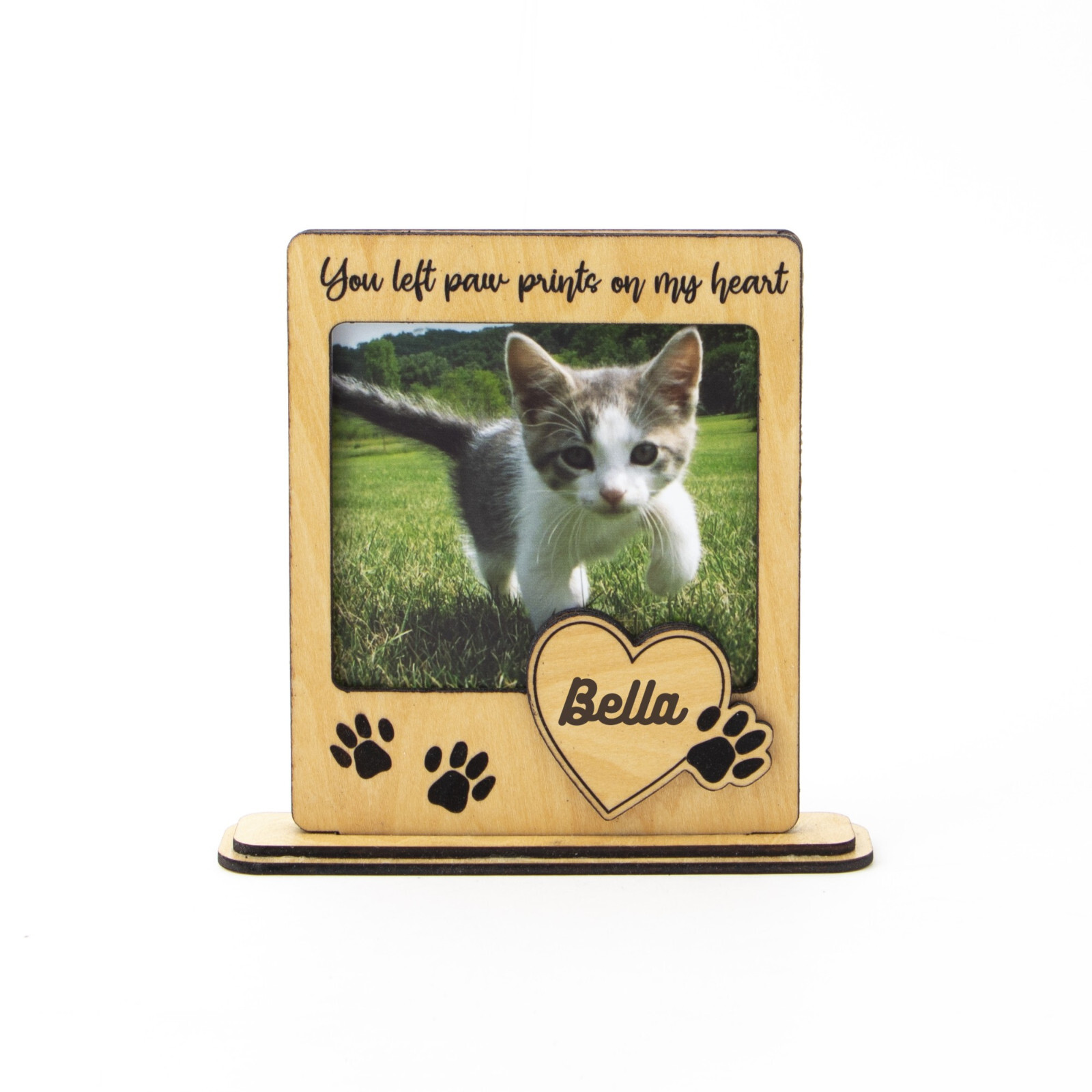 3D Personalized Pet Memorial Portrait Frame, Dog Photo Frame, Cat Photo Frame