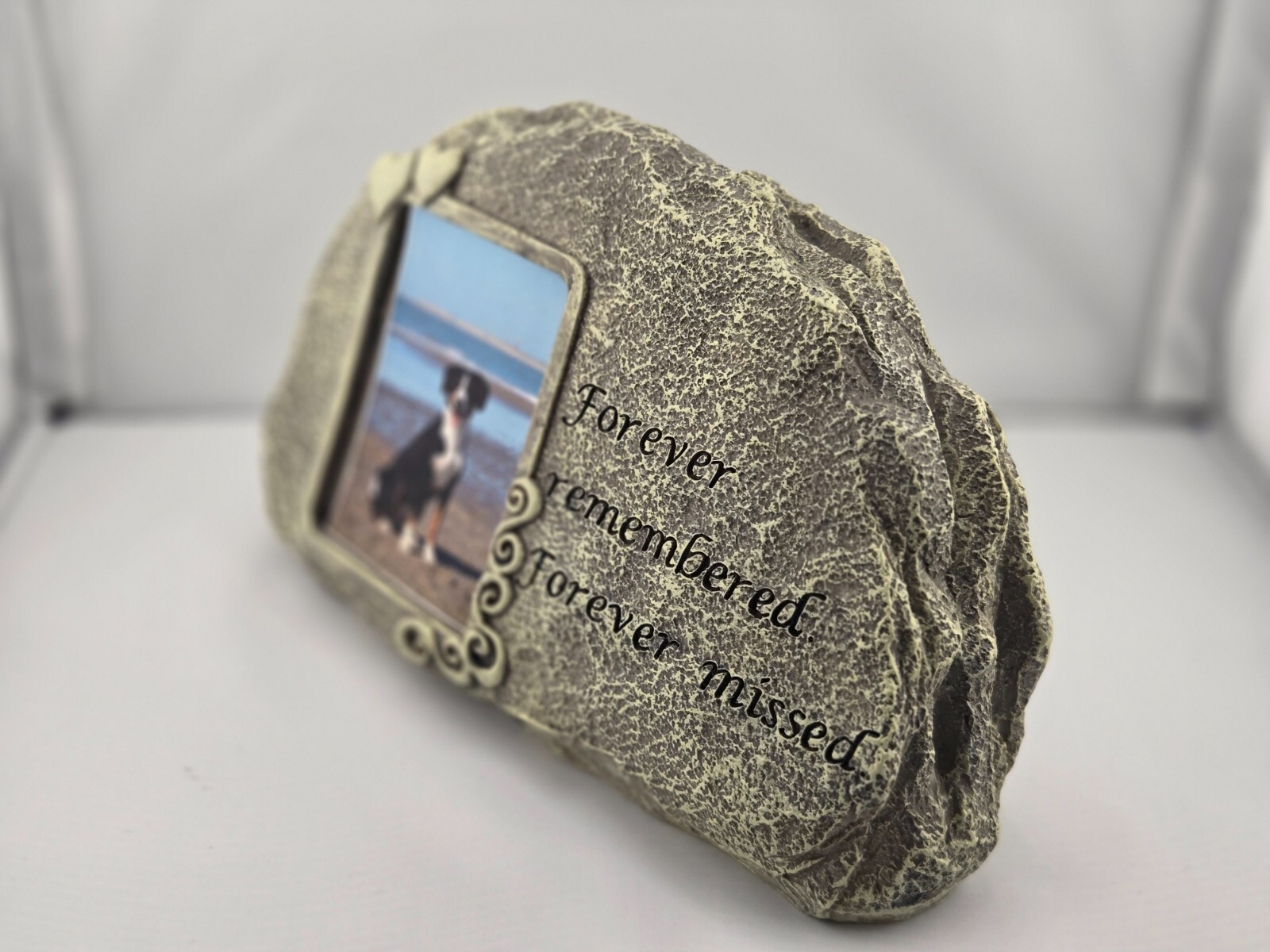 Memorial Stone w/Photo for Pets